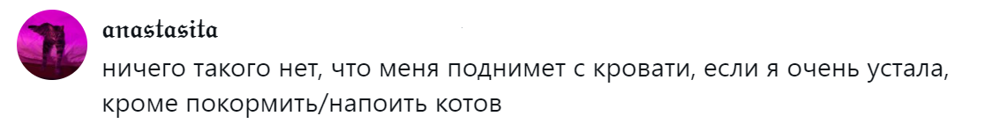 
        Уход за&nbsp;собой, приём витаминов, прогулка с&nbsp;собакой: пользователи рассказали, что&nbsp;они&nbsp;делают каждый день, даже когда валятся с&nbsp;ног    