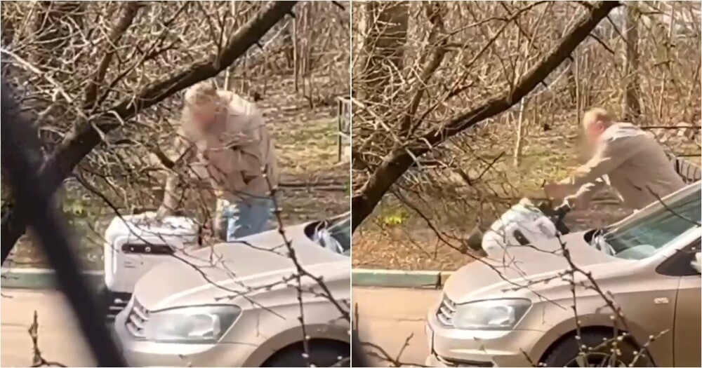 
        "Оставь его&nbsp;в&nbsp;покое!": житель Одинцово перевернул робота‑курьера &laquo;Яндекса&raquo;    