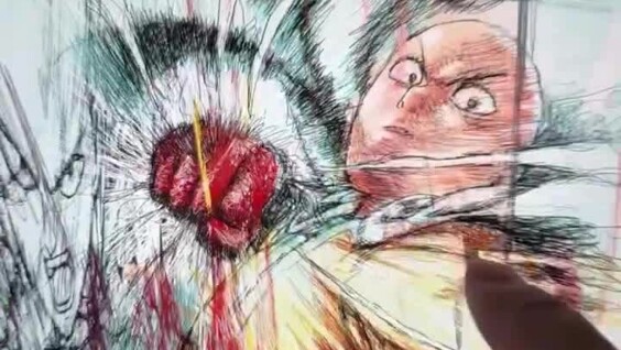 
        Объемный рисунок по&nbsp;мотивам аниме    