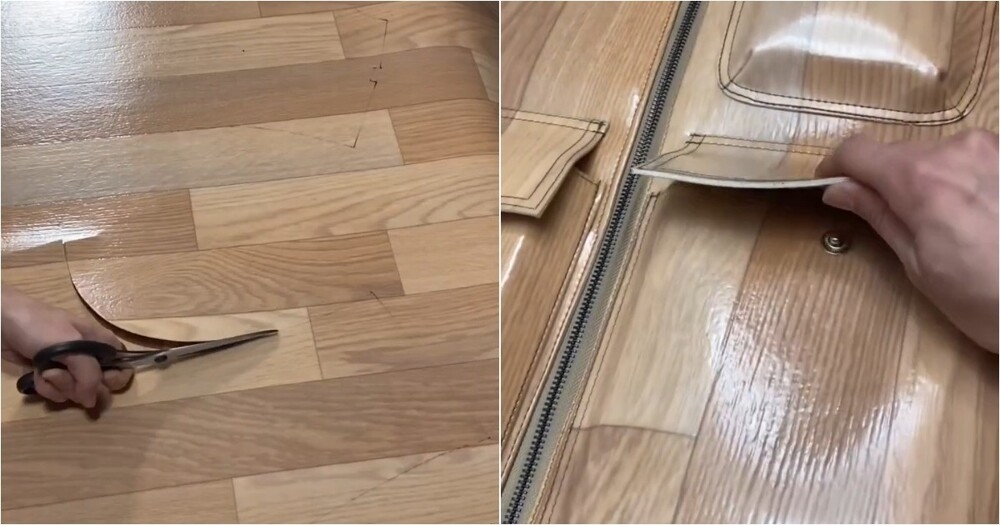 
        Оригинальный наряд из&nbsp;линолеума    