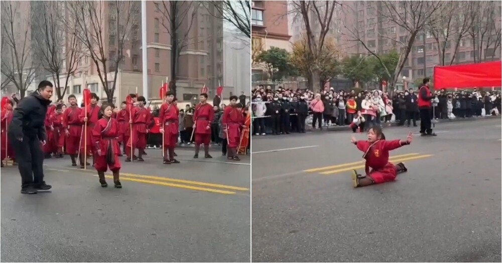 
        Девочка из&nbsp;Китая поражает мастерством кунг-фу    