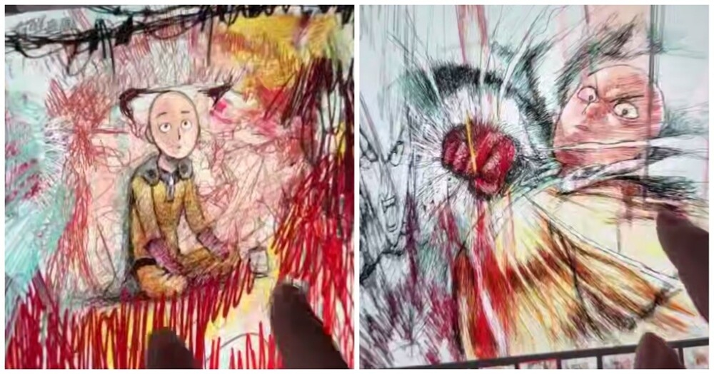 
        Объемный рисунок по&nbsp;мотивам аниме    