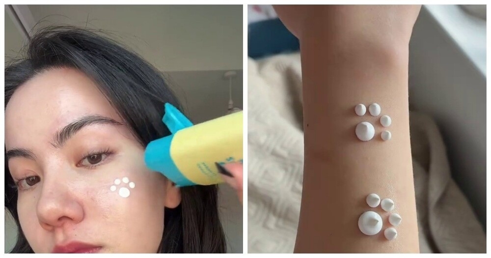 
        Крем от&nbsp;загара с&nbsp;"кошачьими лапками"    