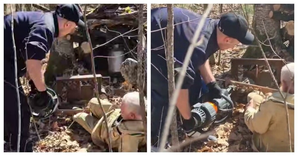 
        Спасение мужчины, попавшего в&nbsp;медвежий капкан    