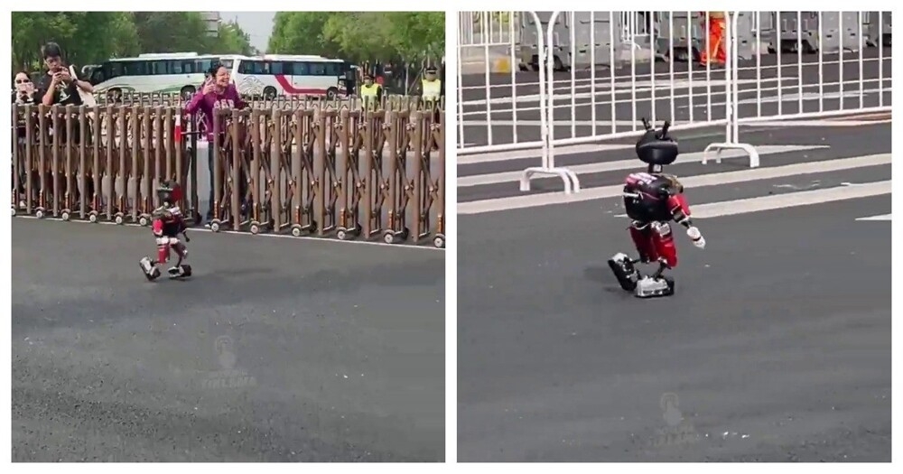 
        Миниатюрный робот прославился после забега    