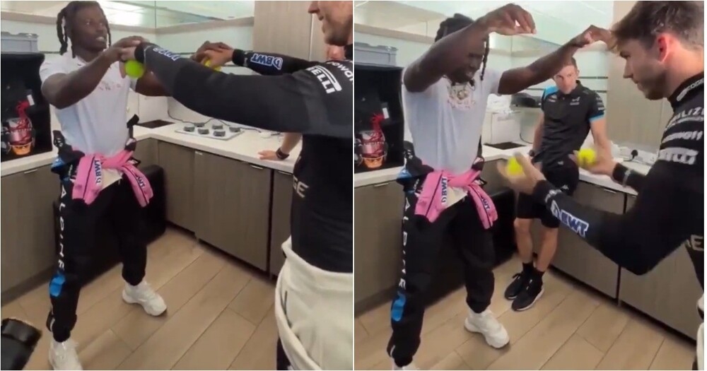 
        Игрок американского футбола и&nbsp;пилот Формулы 1&nbsp;демонстрируют невероятные рефлексы    