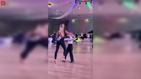 
        Дарья Есаулова станцевала с&nbsp;юным партнёром    