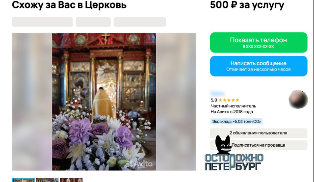 “Схожу за вас в церковь” и виртуальные питомцы: в Петербурге нашли необычные способы подработки “Схожу за вас в церковь” и виртуальные питомцы: в Петербурге нашли необычные способы подработки