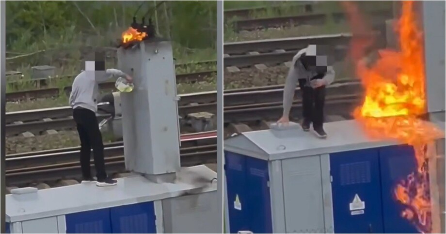 
        Подросток поджег трансформаторную будку и&nbsp;попал на&nbsp;видео в&nbsp;Санкт-Петербурге    