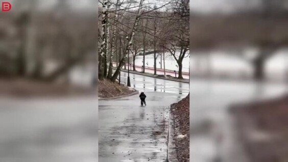 
        Этот спуск на&nbsp;велосипеде заставил понервничать    