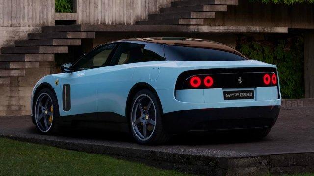 В Сети вовсю высмеивают первый электромобиль от Ferrari &mdash; модель Luce