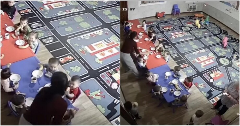 
        Малышам в&nbsp;детсаду раздали бананы ради фото, а&nbsp;потом забрали назад    