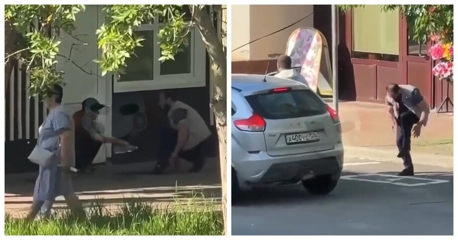 
        Сначала драка с&nbsp;воздухом, потом синхронное умывание    