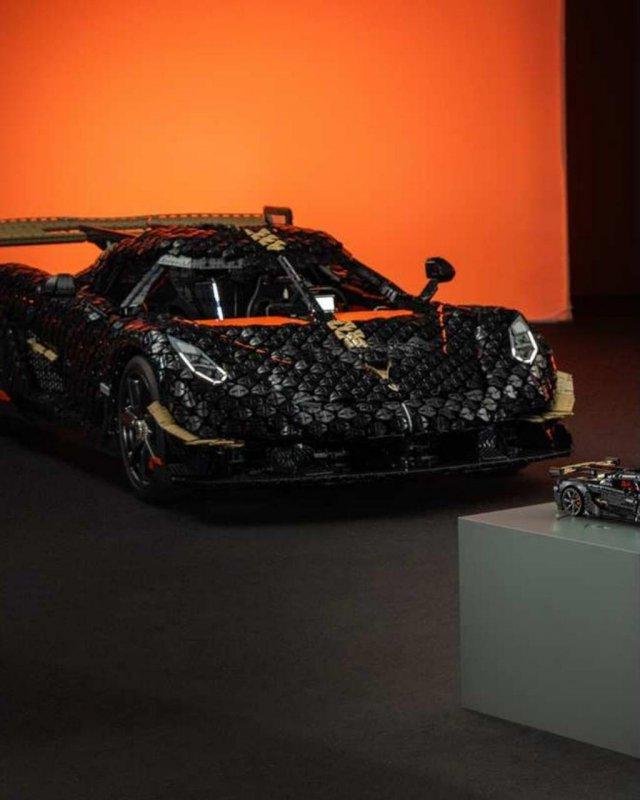 LEGO собрал гиперкар Koenigsegg, который разогнали быстрее 100 км/ч LEGO собрал гиперкар Koenigsegg, который разогнали быстрее 100 км/ч