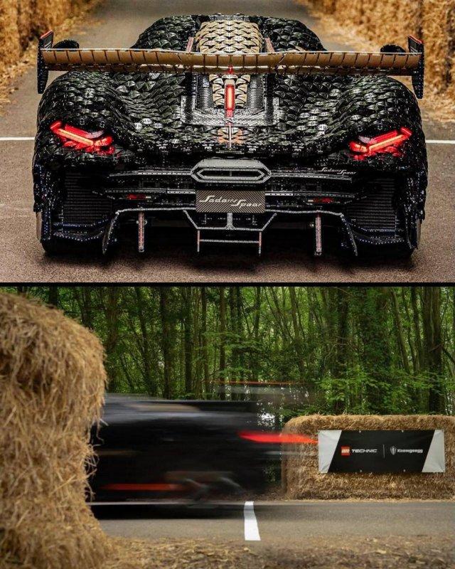 LEGO собрал гиперкар Koenigsegg, который разогнали быстрее 100 км/ч LEGO собрал гиперкар Koenigsegg, который разогнали быстрее 100 км/ч