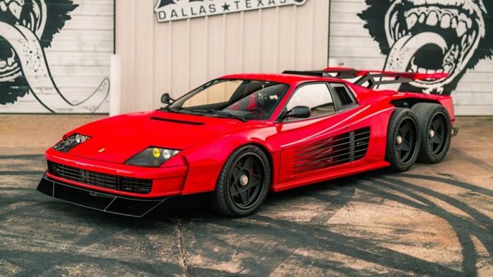 Тюнеры построили 6-колёсную Ferrari Testarossa Тюнеры построили 6-колёсную Ferrari Testarossa
