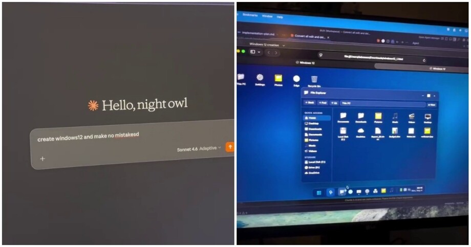 
        Парень попросил нейросеть создать Windows 12    