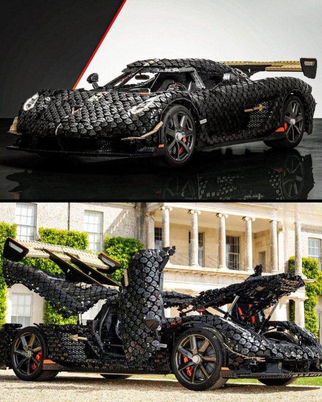LEGO собрал гиперкар Koenigsegg, который разогнали быстрее 100 км/ч LEGO собрал гиперкар Koenigsegg, который разогнали быстрее 100 км/ч