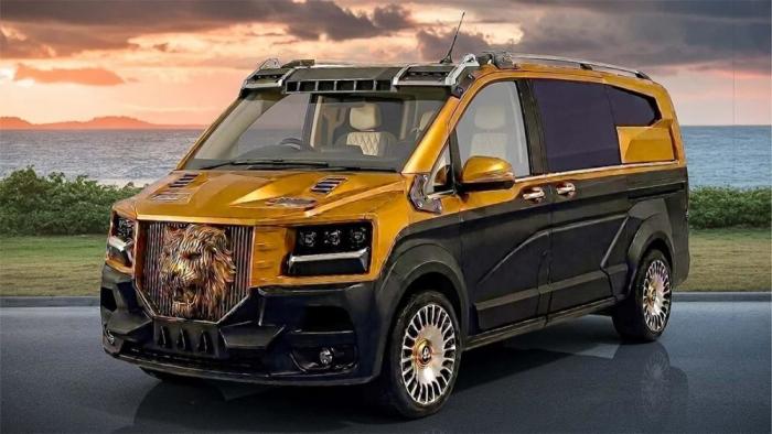 V-Class превратили в броневик в Латвии V-Class превратили в броневик в Латвии
