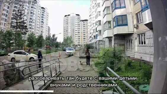 
        Конфликт из-за выгула собаки у&nbsp;подъезда    