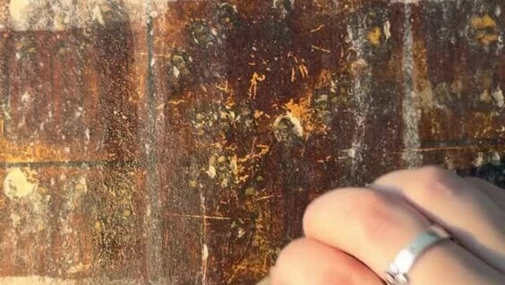 
        Икона в&nbsp;тяжёлом состоянии обрела новую жизнь после кропотливой реставрации    
